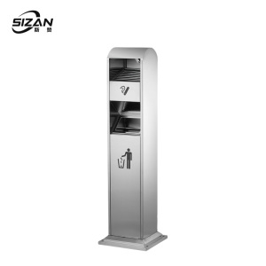 斯赞 不锈钢立式烟灰柱 24*21*116cm 个