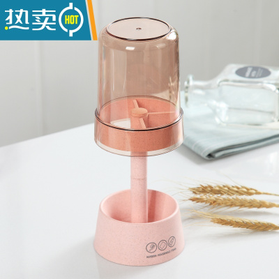 敬平漱口杯刷牙杯子牙刷牙缸牙具可爱男女学生宿舍便携收纳盒洗漱套装 升级加厚款-蜜桃粉洗漱杯