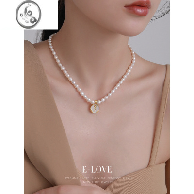 JiMi巴洛克珍珠项链女轻奢小众设计高级感法式复古锁骨链夏季颈链