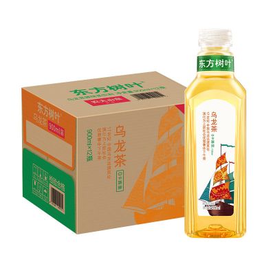 农夫山泉 东方树叶原味&复合茶饮料900ml*12瓶 乌龙茶