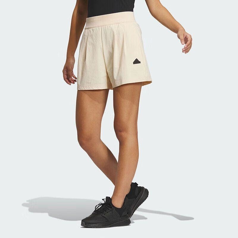 阿迪达斯(adidas)短裤女裤 运动服 健身训练休闲短裤 IM8829 D
