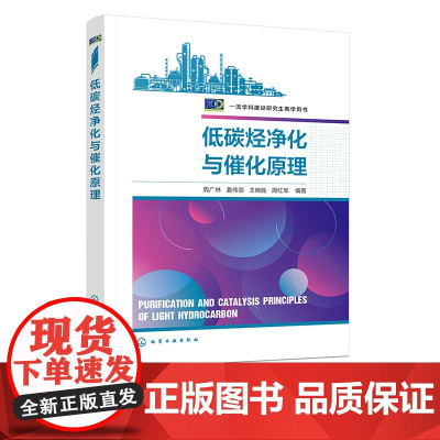 低碳烃净化与催化原理 周广林 低碳烃的基础知识 低碳烃中微量杂质的脱除过程及原理 高等院校化工 新能源类专业研究生应用教