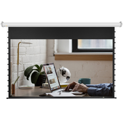 JK经科G-FL/300s 133寸16:10电动遥控拉绳软幕投影机投影仪幕布