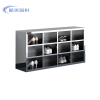 酷美智悦 304不锈钢单面12格鞋柜1200*300*600mm KM-JZ521 个