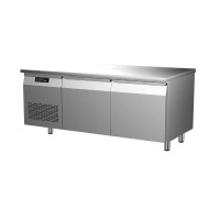 猛世 冰柜 MS-Z1800F 双门 410L 无级 电子控温 银色 风冷 0401011573&&