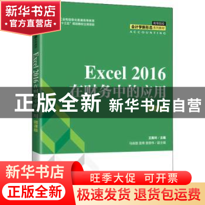 正版 Excel 2016在财务中的应用(微课版高等院校会计学新形态系列
