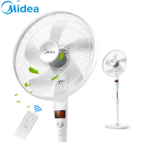 美的(Midea) 电风扇 FS40-17JRW 智能变频 家用静音 摇头定时 落地扇