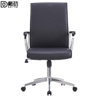戴劲办公老板椅电脑椅办公椅旋转座椅会议椅透气靠背椅 西皮中靠背椅