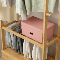 森美人简易衣帽架楠竹卧室挂衣架柜子落地衣服包置用简约现代