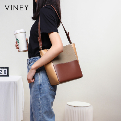 小ck包包女包新款2019真皮水桶包2020斜挎包ins百搭大容量单肩包