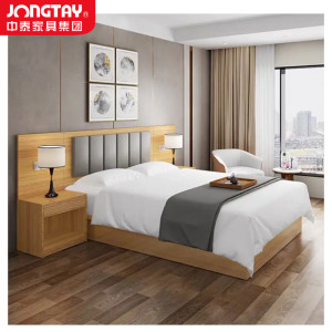 中泰(jongtay)床简约卧室家具木板床公寓宿舍单人床1.2米 J-JBDZ02