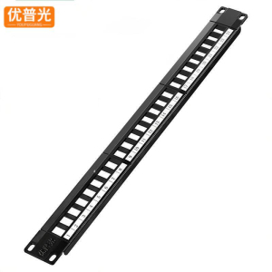 优普光 24口六类非屏蔽网络配线架/个