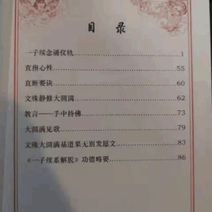 一子续念诵仪轨 横版 高清印刷流通,已绝版