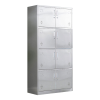 汉诺鑫威不锈钢更衣柜储物柜更衣室储物柜员工衣柜304八门更衣柜