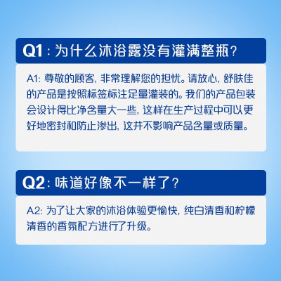 舒肤佳 Safeguard 沐浴露 纯白清香型