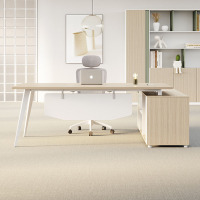 创世人 莱茵系列老板桌经理主管桌2.0m班台