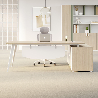 创世人 莱茵系列老板桌经理主管桌2.0m班台