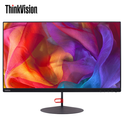 联想（ThinkVision）X27q-2027英寸纤薄窄边框2K分辨率99%sRGB高品质内置音箱支持VESA壁挂TUV眼舒认证电脑显示器（HDMI/DP接口）