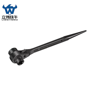 立伟铁牛尖尾棘轮扳手34×36mm/把