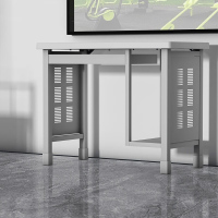 质凡单人钢质电脑桌办公学习桌培训桌 100*50*78cm/张 含安装