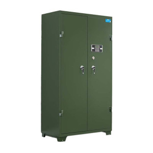 铭威盾绿色存储柜管制器械保管柜密码锁枪柜存放柜组合柜(可存放12把手枪+24把长枪高1.8米)常规