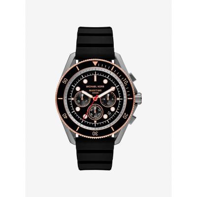 Michael Kors手表深海潜水防水硅胶男经典三针夜光商务休闲腕表