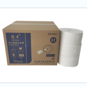得丰中心抽取卫生纸 1080抽三层/盘 12盘/箱