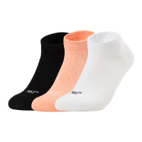 361°女士新款女平板短袜三双装612323004V