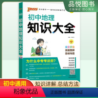 地理 初中通用 [正版]2024版初中地理知识大全知识详解初中通用初一初二初三年级七八九年级地理知识大全标注考点分析要点
