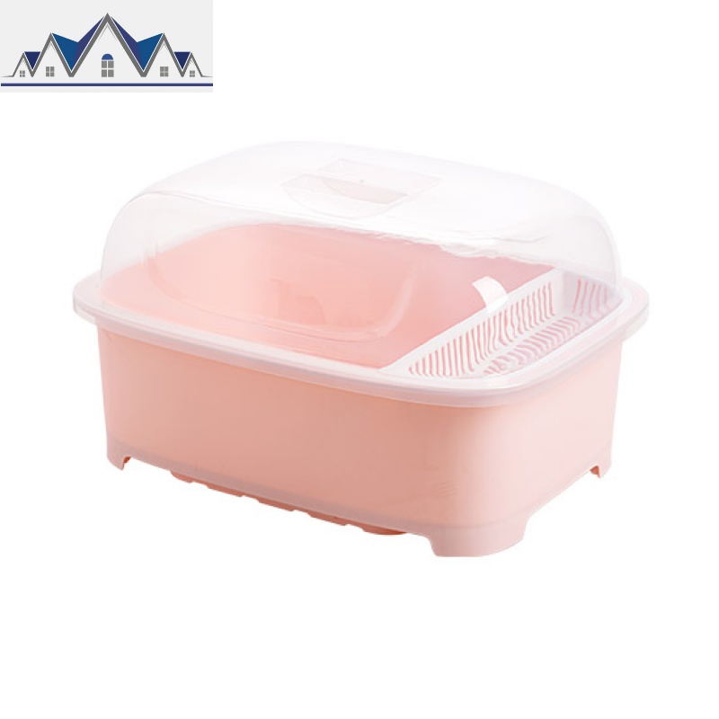 带盖碗碟架放碗架收纳盒盘子架家用碗筷沥水架厨房水碗柜置物架 三维工匠