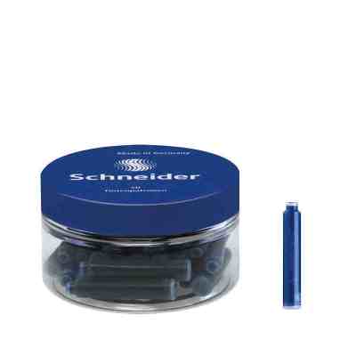 德国进口施耐德（Schneider）瓶装墨水胆墨囊钢笔水欧标通用墨胆一次性墨水芯墨胆30支瓶装