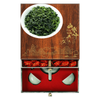 源御露铁观音安溪高山茶兰花香乌龙茶浓香型配套青瓷茶具礼盒装500g