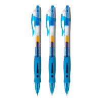 晨光中性笔12支*1盒按动笔创意者系列墨蓝色GP1008C