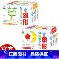 象形有图识字卡1+2 [正版]象形有图识字卡2套 看美图认汉字学拼音练笔顺会组词打基础 每盒504页