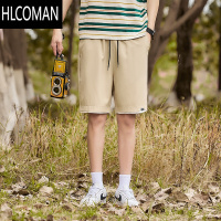 HLCOMAN2025季新款夏季大码运动休闲短裤薄款男款宽松休闲户外五分裤