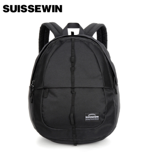 瑞士时尚多功能商务双肩包SN22811 黑色