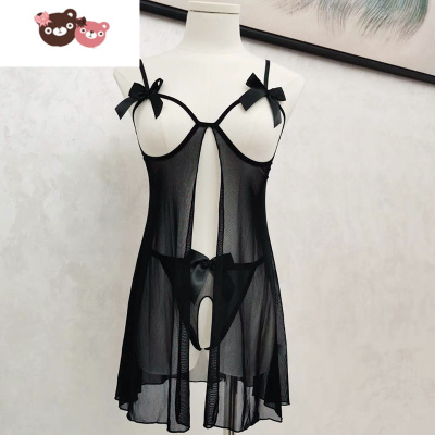 绿彩虹光大码情趣内衣维密性感骚极度诱惑睡衣胖mm200斤挑逗激情透明免脱