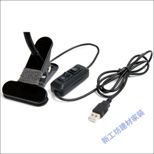 苏宁放心购 LED夹子灯护眼学习USB小台灯书桌北欧简约创意铁艺可充电