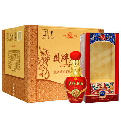 西凤 凤牌老酒醇品 52度 500ml*6瓶整箱装 浓香型白酒