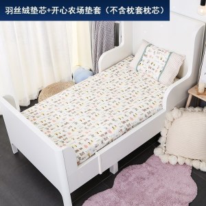 美帮汇幼儿园床垫儿童褥子全棉垫套宿舍午睡垫子宝宝小床垫被可水洗