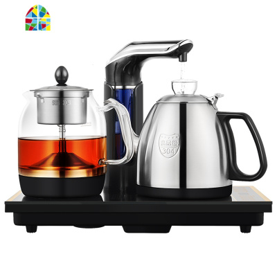 全自动上水电热水壶泡茶专用煮茶器304不锈钢烧水茶具电磁炉套装 FENGHOU