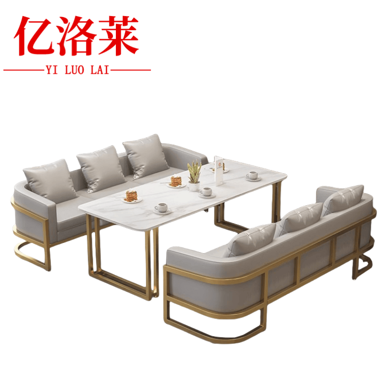 亿洛莱 沙发3+3+茶几 180*64*70cm 套