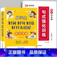 推荐[全2册]句式训练+好词好句好段 小学三年级 [正版]荣恒 小学语文句式强化训练扩句仿写组词造句照样子写句子强化训练