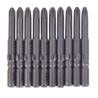 takama(高松)408360 十字螺丝批头套装10件套起子头旋具头电动批头S2带强磁 PH3X6.0