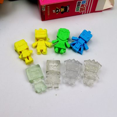 迷你世界橡皮擦变色公仔盲盒皮肤挂件 随机3盒装