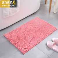 雪尼尔地垫垫厨房卧室进脚垫浴室口吸水垫子卫生间防滑垫 三维工匠地毯