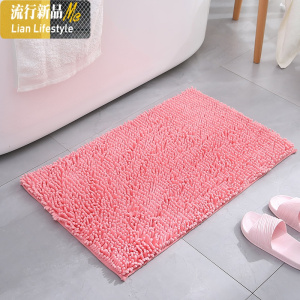 雪尼尔地垫垫厨房卧室进脚垫浴室口吸水垫子卫生间防滑垫 三维工匠地毯