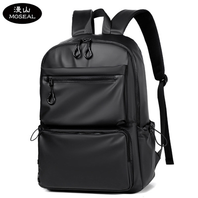 漫山 时尚休闲背包男女双肩包大容量电脑包户外出差旅行学生书包MS-F1913(个)