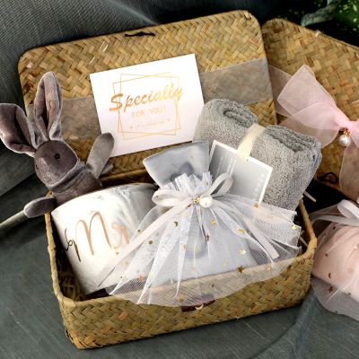 米魁藤编伴手结婚女伴娘走心高端欧式实用睡袍晨袍礼盒结婚婚礼品