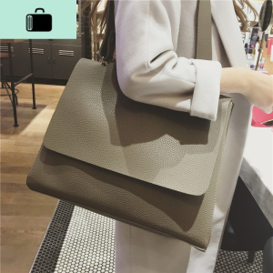 单肩包女大容量韩版ins安家同款时尚简约通勤包电脑斜挎包女大包NEW LAKE女斜挎包